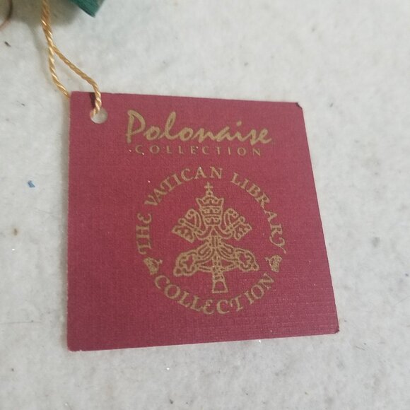 The Garden of Mary Vatican Library Collection Blown‎ Ornament floral white gold - Picture 6 of 9